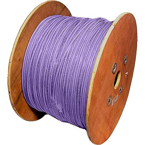 500m CAT6 U/UTP Stranded Network Cable Reel Violet LSZH 24AWG