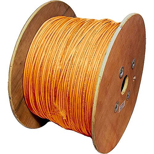 500m CAT6 U/UTP Stranded Network Cable Reel Orange LSZH 24AWG