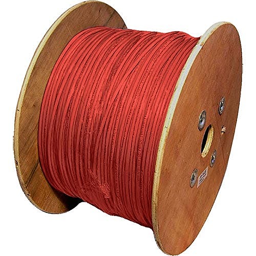 500m CAT6 F/UTP Stranded Network Cable Reel Red LSZH 26AWG