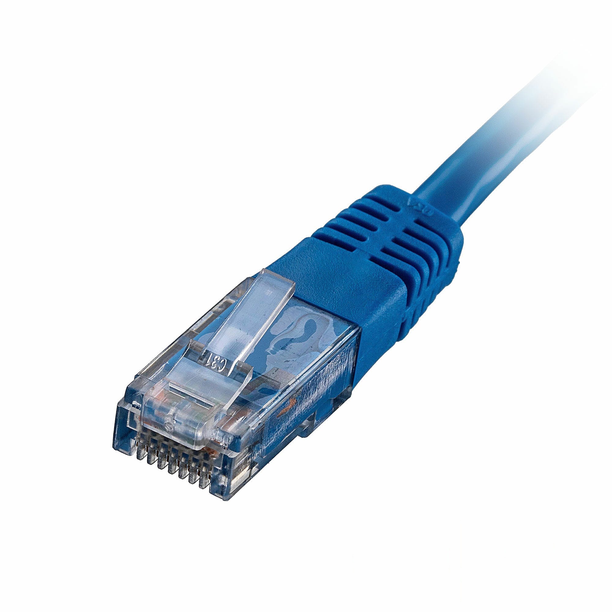 100 Pack of 3m CAT5e U/UTP Network Cables Blue 26AWG