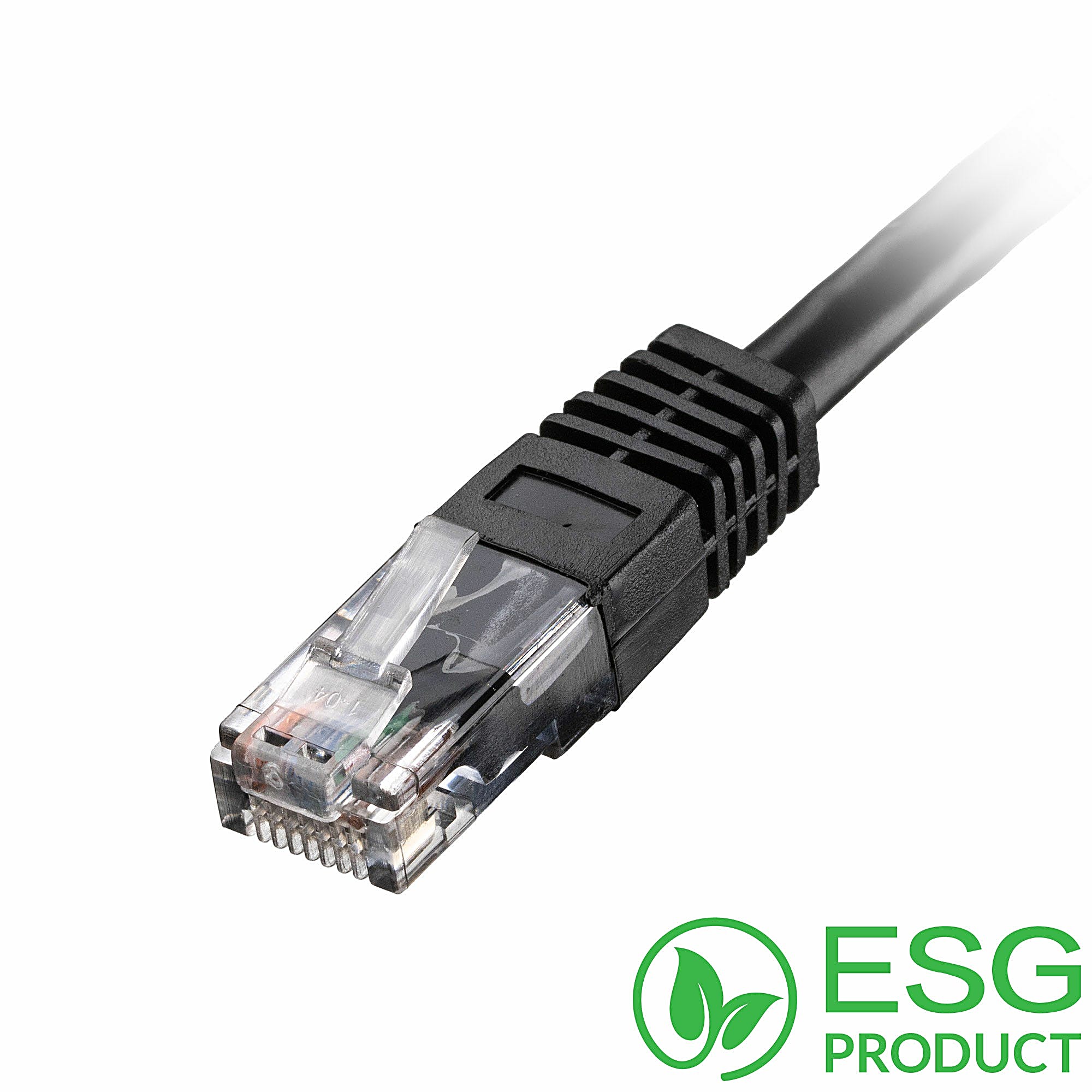 100 Pack of 5m CAT5e U/UTP Network Cables Black 26AWG