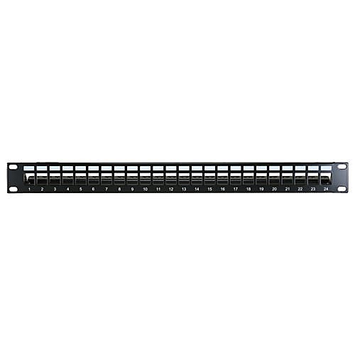 Keystone Patch Panel, 24 Port, 1U, Unloaded