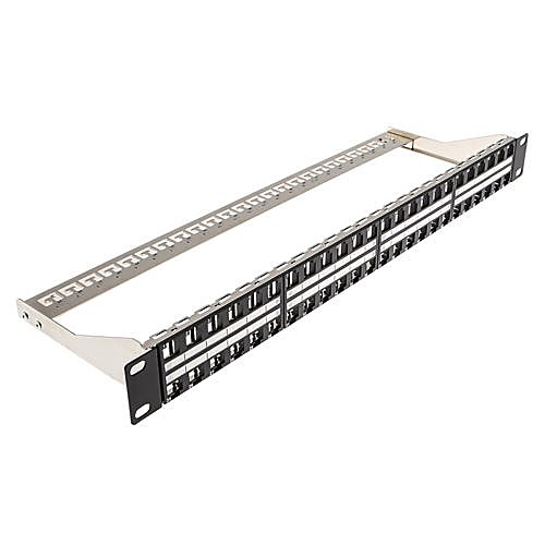 Keystone Patch Panel, 48 Port, 1U, Unloaded