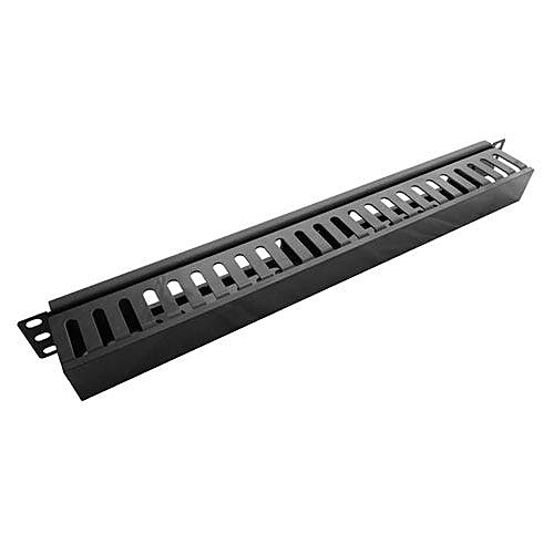 Rack Cable Entry Panel, 1U, Plastic, Black