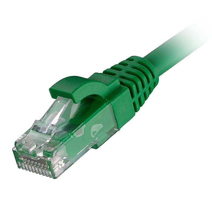 100 Pack 1.5m CAT6 U/UTP Snagless Cables Green LSZH 24AWG