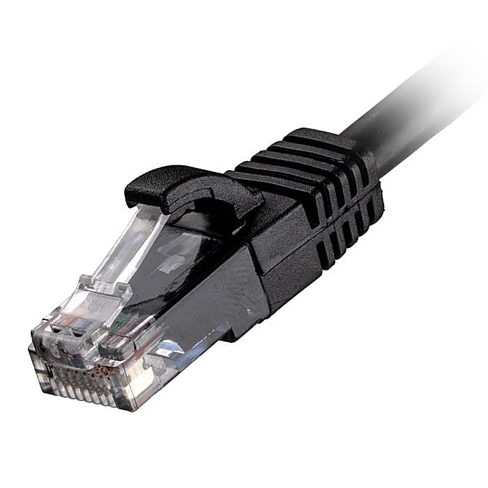 100 Pack 3m CAT6 U/UTP Snagless Network Cables Black LSZH 24AWG
