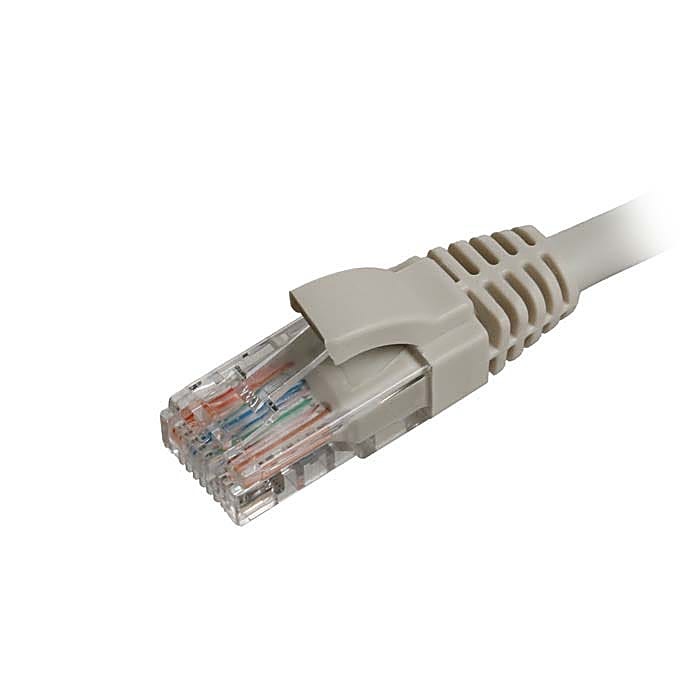 100 Pack 3m CAT5e U/UTP Snagless Network Cables Grey LSZH 26AWG