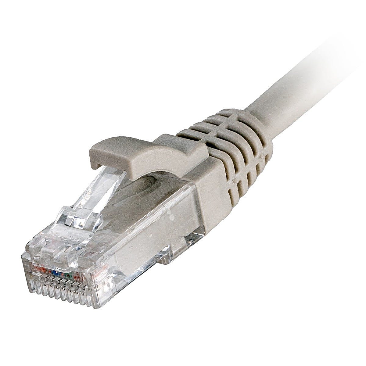 0.2m CAT6 U/UTP Snagless Network Cable Grey LSZH 24AWG