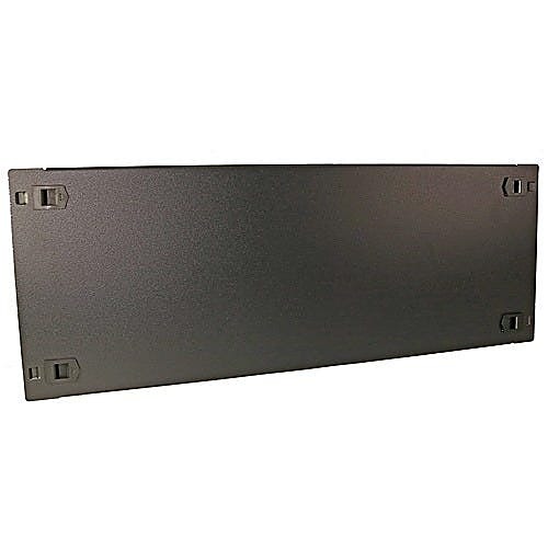 Tool-Less 19 Inch Rack Blanking Plate, 3U, Black