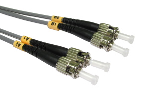 0.5m OM1 Fibre Optic Network Cable ST-ST 62.5/125