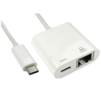 USB Type-C to Ethernet Adapter with Power Delivery PD