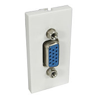 VGA Face Plate Single Socket Wallplate Module